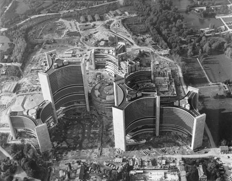 Aerial view - building site